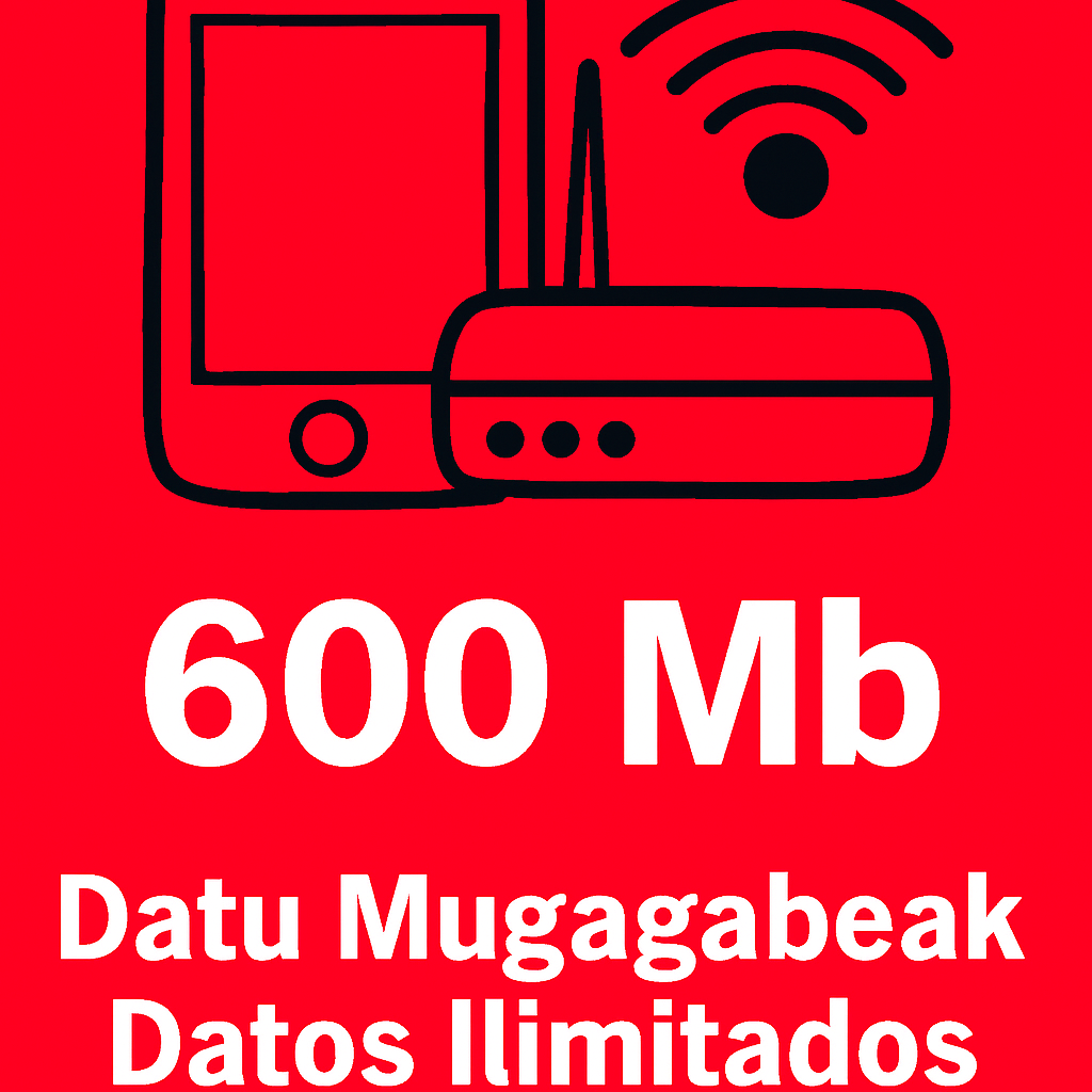 600 Mb Zuntza eta Mugikorra datu eta dei mugagabeekin 5G, VoLTE eta VoWiFi-rekin.