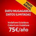 Urteko ordainketa bakarra ESKAINTZA. Datu eta dei mugagabeak 5G, VoLTE eta VoWiFi-rekin.